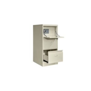 Filing Cabinet With Safe Archives Alpha Steel